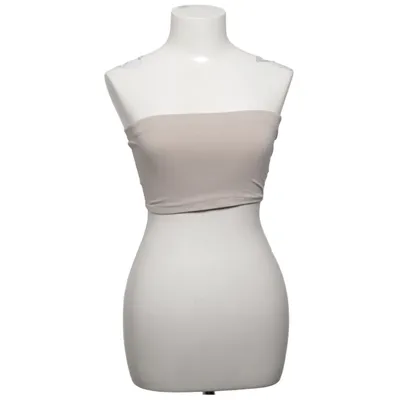 Tube top (Gray, Beige) from Divided by H&M Cotton, Elastane