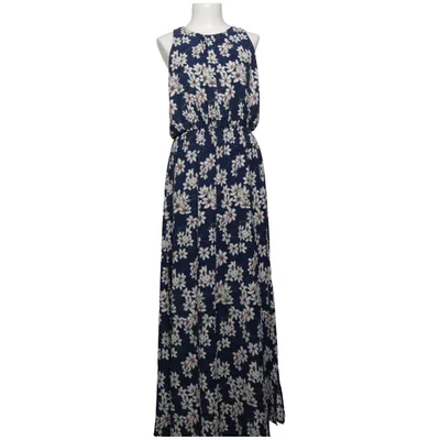 Maxi dress (Blue, White, Multicolored) from Mela London Polyester