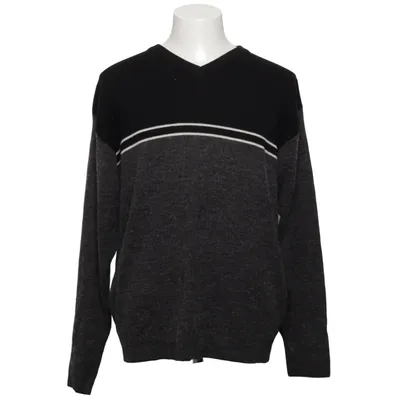 Pull-over (Noir, Gris) de First in Line Acrylique, Laine