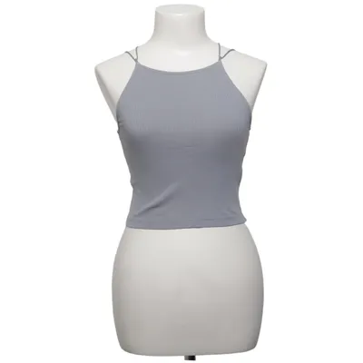 Crop Top (Grau) von Everless Elasthan, Bio-Baumwolle