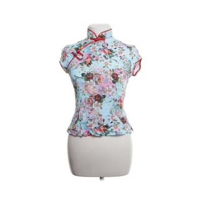 Cheongsam (Turquoise, Red) from Emerald Brilliant