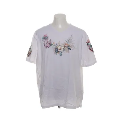T-shirt (Vit, Flerfärgad) från Basics Bomull
