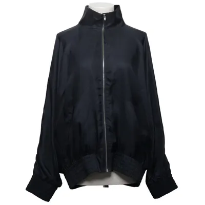 Bomber jacket (Gray) from Ahlvar Gallery Elastane, Polyester, Silk