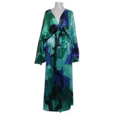 Långklänning (Grön, Blå, Svart, Flerfärgad) Polyester