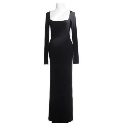 Robe longue (Noir) de Skims Élasthane, Modal