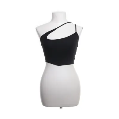 Crop top (Noir) de Pull & Bear Élasthane, Polyamide