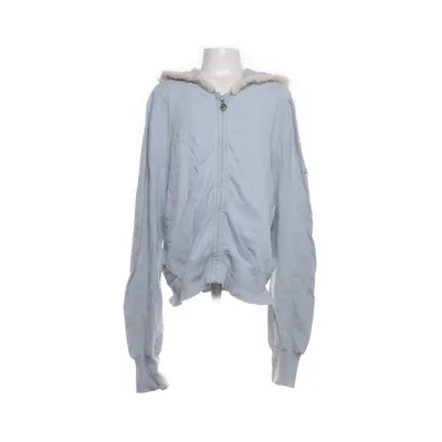 Hoodie (Blue) from DKNY Jeans Acrylic, Cotton, Elastane, Nylon, Polyester, Faux fur