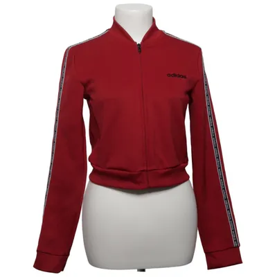 Træningsjakke (Rød) fra Adidas Bomuld, Elastan, Polyester