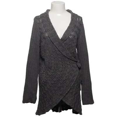 Wrap cardigan (Gray) from I Say Acrylic, Cotton