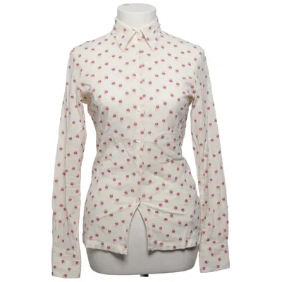 Shirt (White, Multicolored) from The Shirt Factory Cotton