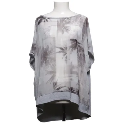 Top (Grijs, Wit) van ZbyZ Elastaan, Polyester, Viscose