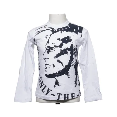 Lange mouwen shirt (Wit, Zwart) van Diesel Katoen