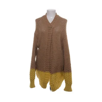 Cardigan (Yellow, Beige) from Liebesglück Acrylic, Wool