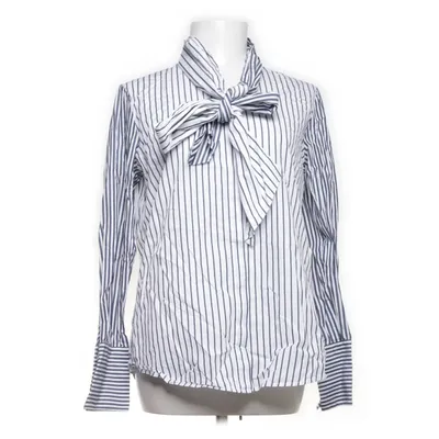 Pussy bow blouse (White, Blue) from Van Laack Cotton