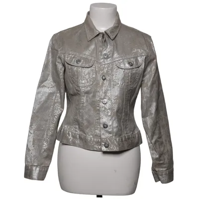 Jeansjacka (Beige, Silverfärgad) från Cimarron Bomull