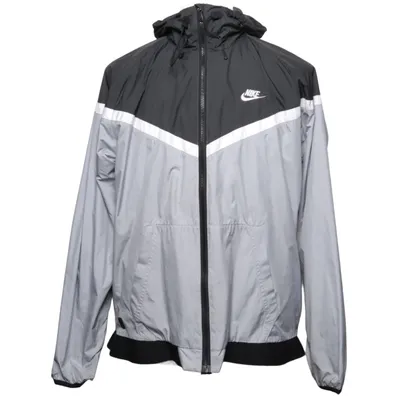 Træningsjakke (Sort, Grå, Hvid) fra Nike Polyamid, Polyester