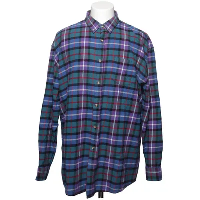 Flanellskjorta (Blå, Flerfärgad) från Collusion Bomull