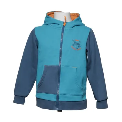 Huvtröja (Blå, Flerfärgad) från Lynx Bomull, Polyester