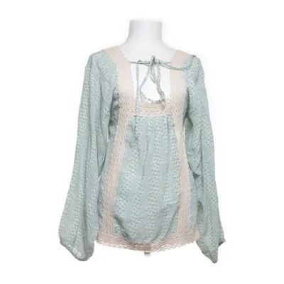 Blus (Blå, Beige, Vit) från Hoss Intropia Bomull, Viskos