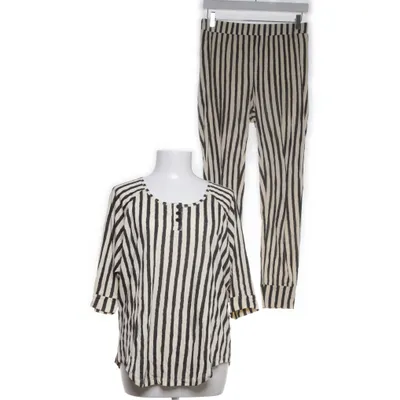 Pyjamas (Beige, Svart) från The Sleepy Collection Ekologisk bomull