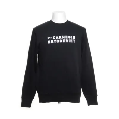 Collegetröja (Svart) från Stanley Stella Ekologisk bomull, Återvunnen polyester