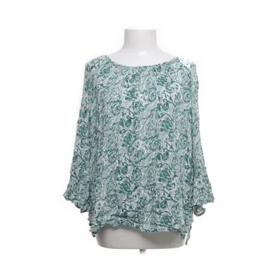 Blouse (Green, White) from Indiska Viscose