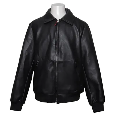 Bomber jacket (Black) from AC Polyester, Polyurethane