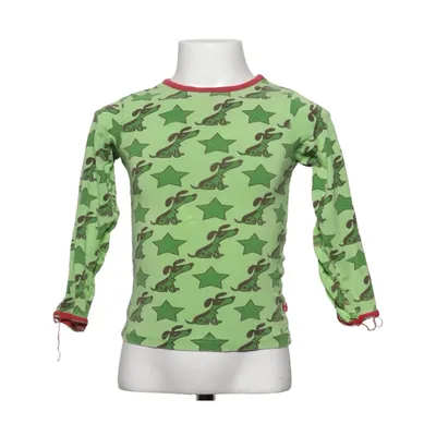 T-shirt à manches longues (Vert, Multicolore) de Småfolk Coton, Élasthane, Modal