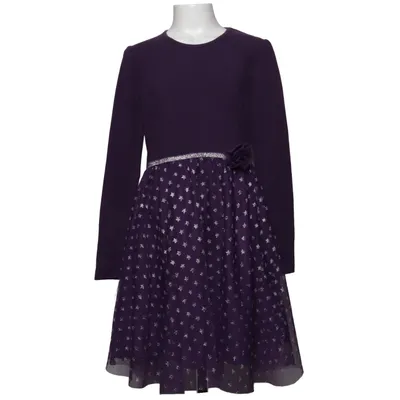 Robe (Violet) de VRS Coton, Élasthane, Polyester