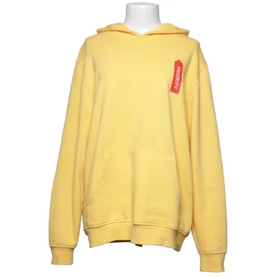 Sweat à capuche (Jaune) de Win Win Coton, Polyester