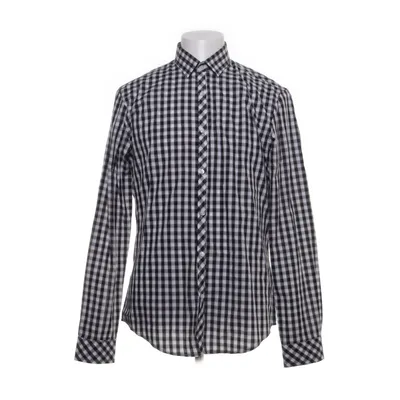 Buttondown-skjorta (Svart, Vit) från WE Bomull