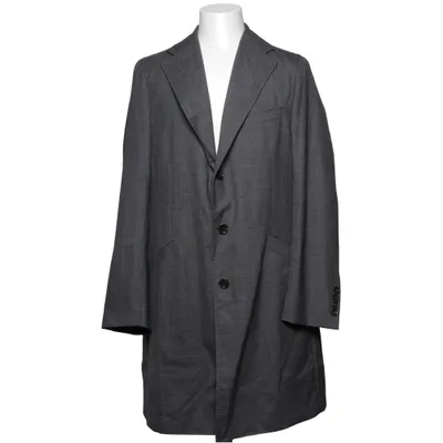 Frakke (Grå) fra Vitale Barberis Canonico Polyamid, Viscose, Uld