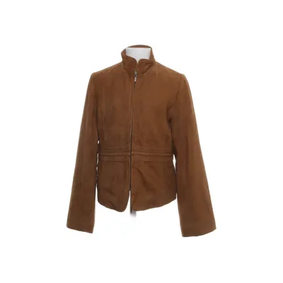Leren jack (Bruin) van Terre Bleue Acetaat, Leer