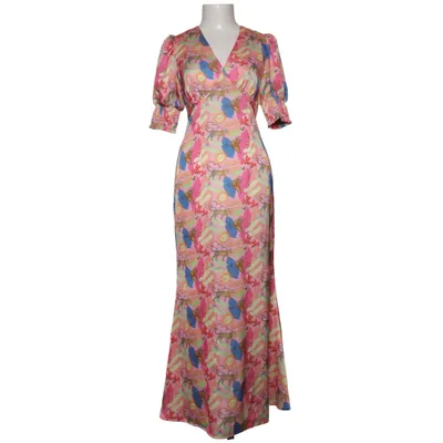 Maxi jurk (Roze, Meerkleurig) van Never Fully Dressed Polyester