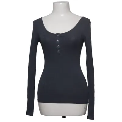T-shirt manches longues (Gris) de Pieces Coton, Élasthane