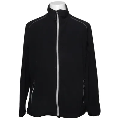Fleece jacket (Black) from Wenaas Polyester