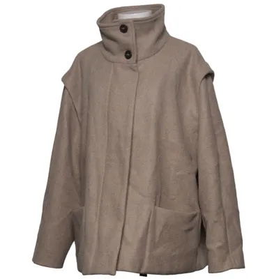 Jas (Beige) van Zara Acryl, Polyamide, Polyester