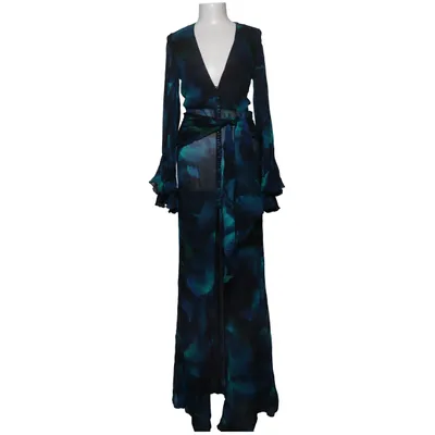 Maxi jurk (Blauw, Groen, Zwart) van Rat & Boa Viscose
