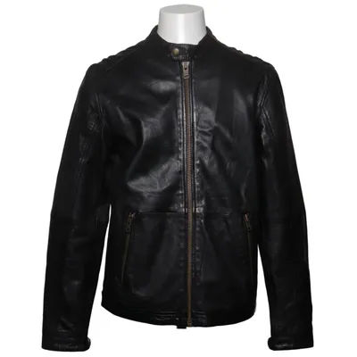 Veste en cuir (Noir) de Human Scales Cuir, Polyester