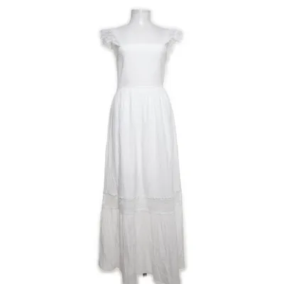 Långklänning (Vit) från Kings Road Polyester