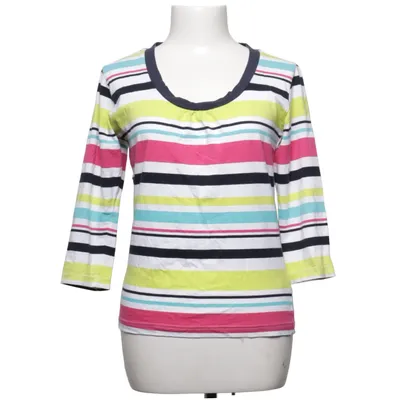 Lange mouwen shirt (Wit, Meerkleurig) van Long Island Katoen, Elastaan