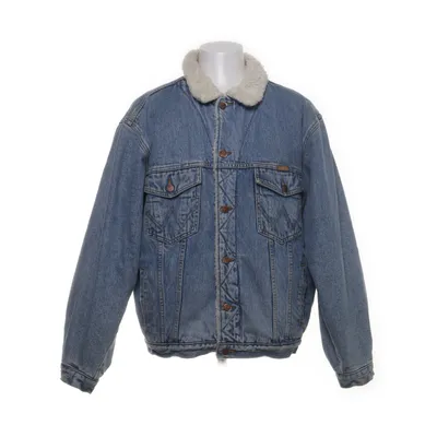 Veste en jeans fourrée (Bleu, Blanc) de Wrangler Coton, Polyester