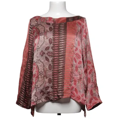 Bluse (Rot, Braun, Mehrfarbig) von Modes Stockholm Seide