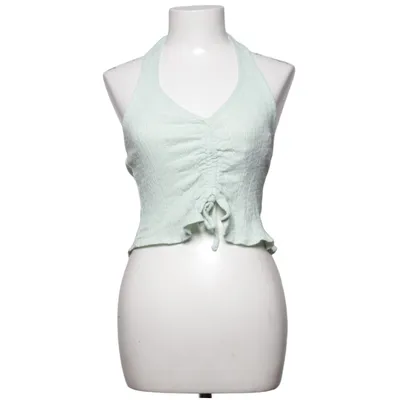 Halter neck top (Green) from Stradivarius Cotton, Elastane