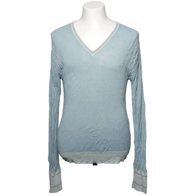 Pullover (Blauw) van Hans Ubbink Katoen, Linnen, Polyamide, Viscose