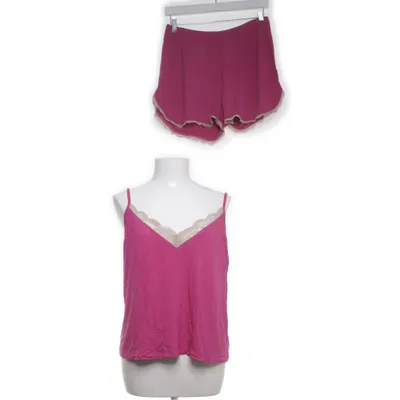 Pyjama (Roze, Grijs) van Lascana Elastaan, Viscose