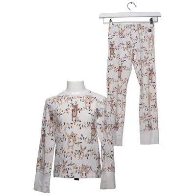Pajamas (Beige, Multicolored) from Polarn O. Pyret Elastane, Organic cotton