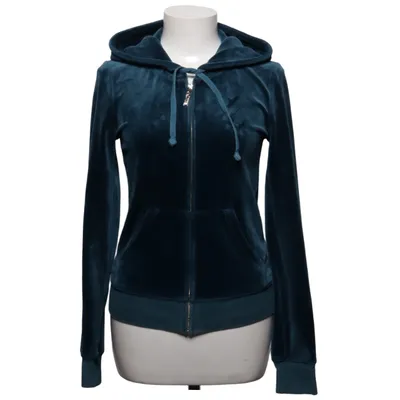 Hættetrøje (Petroleumsgrøn) fra Juicy Couture Elastan, Polyester