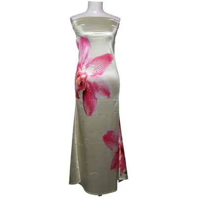 Maxi jurk (Geel, Roze, Meerkleurig) van Sunfere Elastaan, Polyester