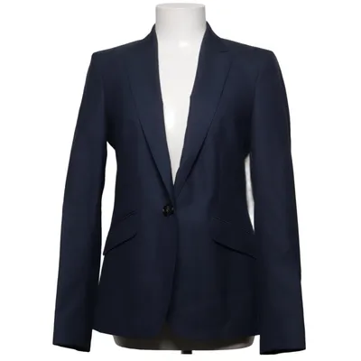 Kavaj (Blå) från Massimo Dutti Polyester, Viskos, Ull